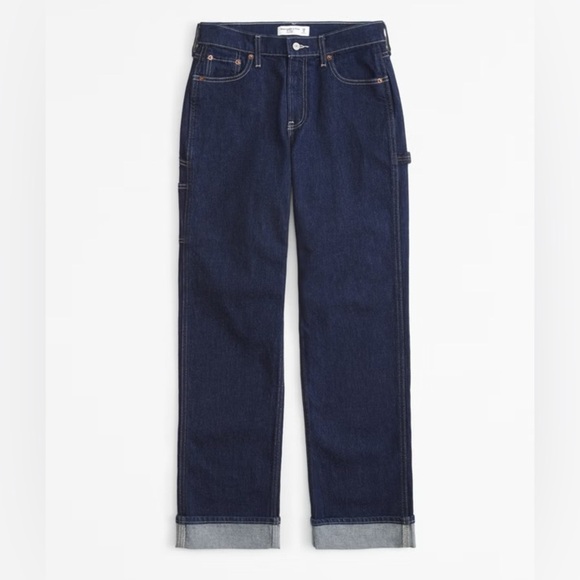 Abercrombie Baggy Low Rise Carpenter Jeans - Picture 3 of 4